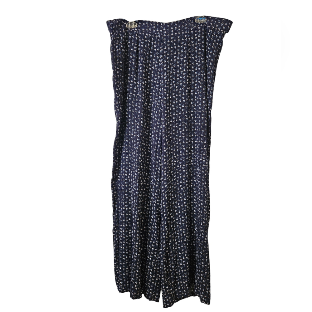 WAYF Wide Leg Pants Size Large Blue #209